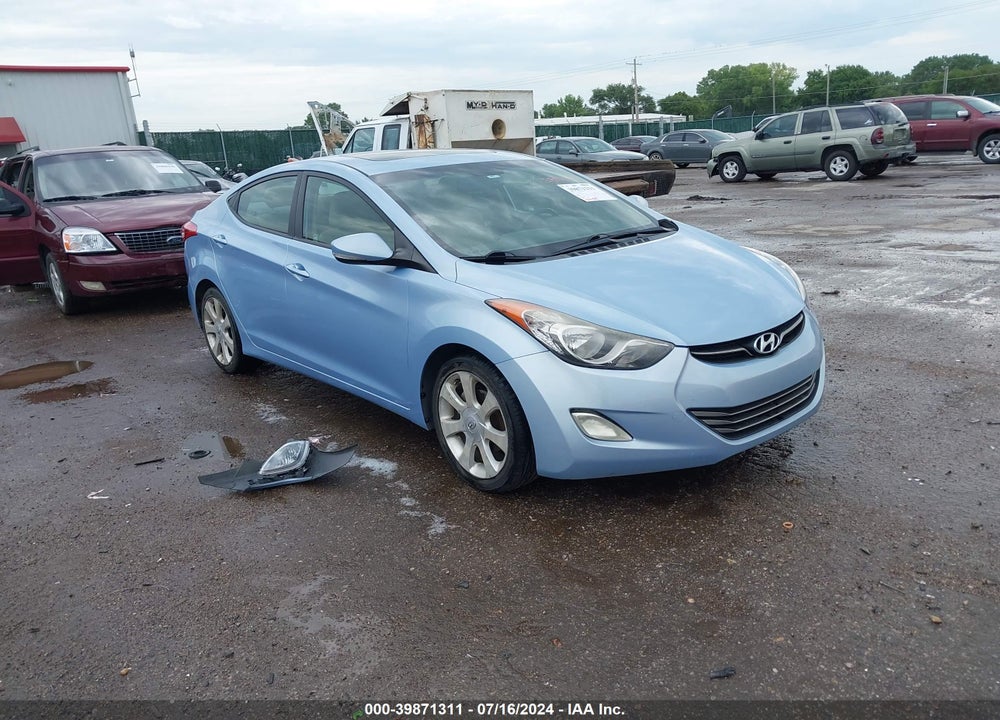 2011 HYUNDAI ELANTRA LIMITED (ULSAN PLANT) VIN: KMHDH4AE0BU154100