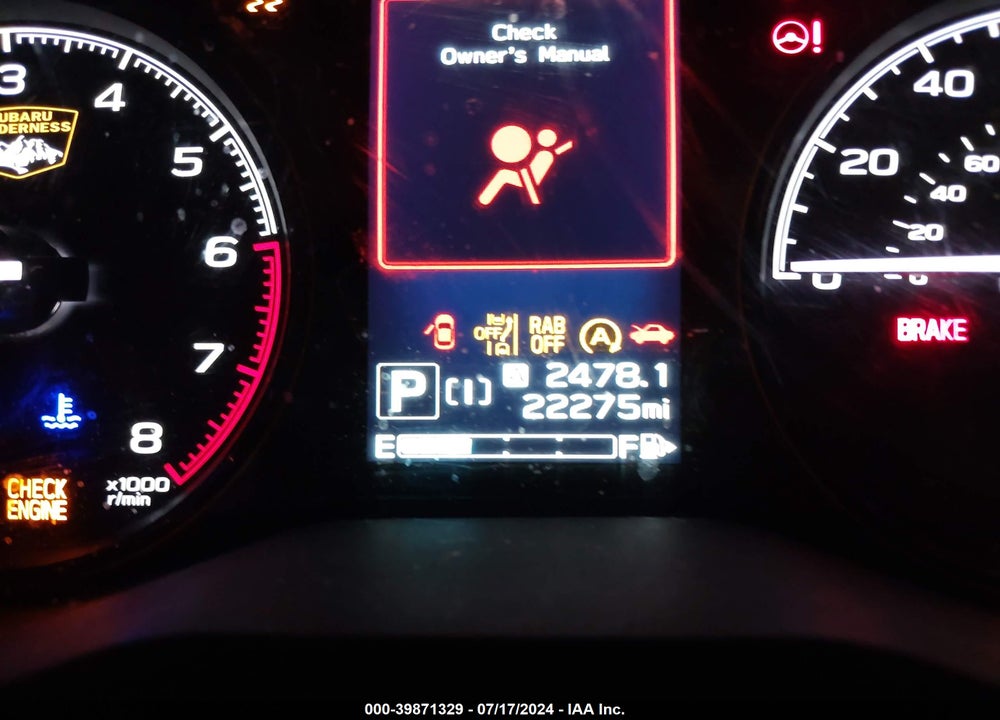 2022 SUBARU FORESTER VIN: JF2SKAMC5NH478907