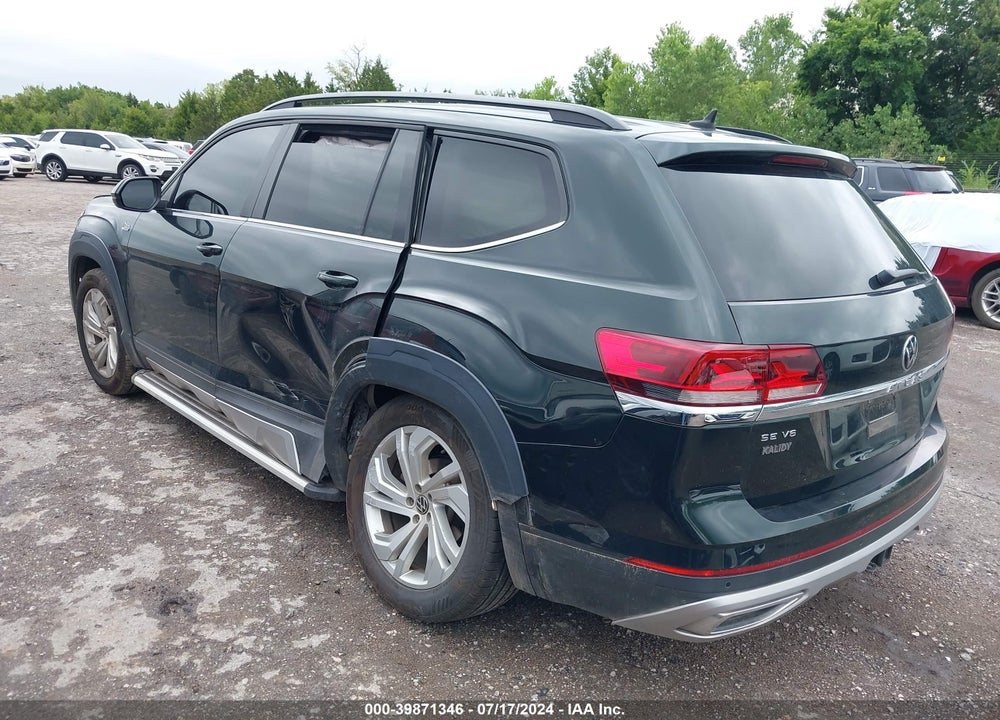 2021 VOLKSWAGEN ATLAS 3.6L V6 SE W/TECHNOLOGY VIN: 1V2WR2CA9MC507630