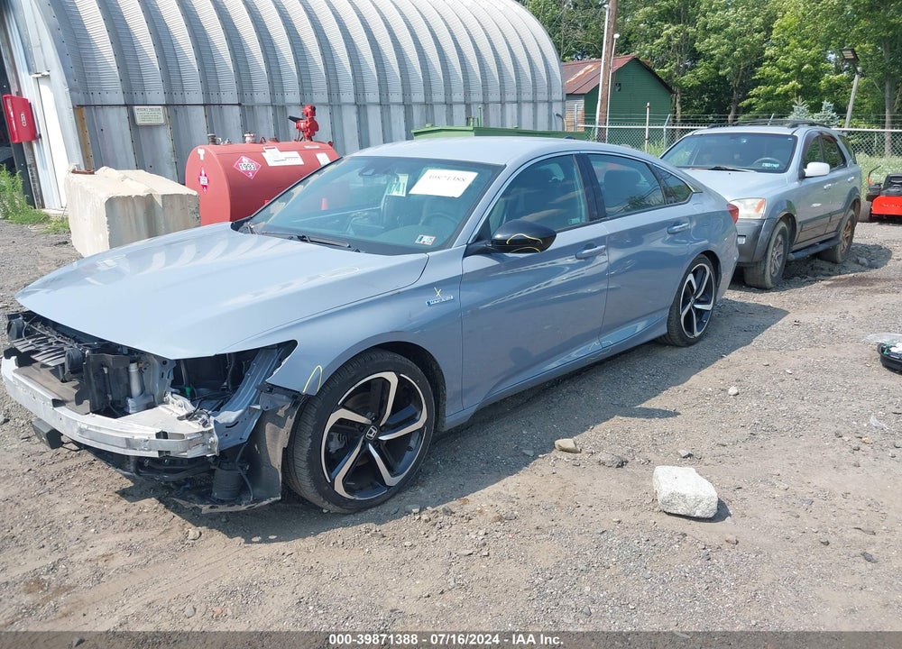 2022 HONDA ACCORD HYBRID SPORT VIN: 1HGCV3F28NA035638