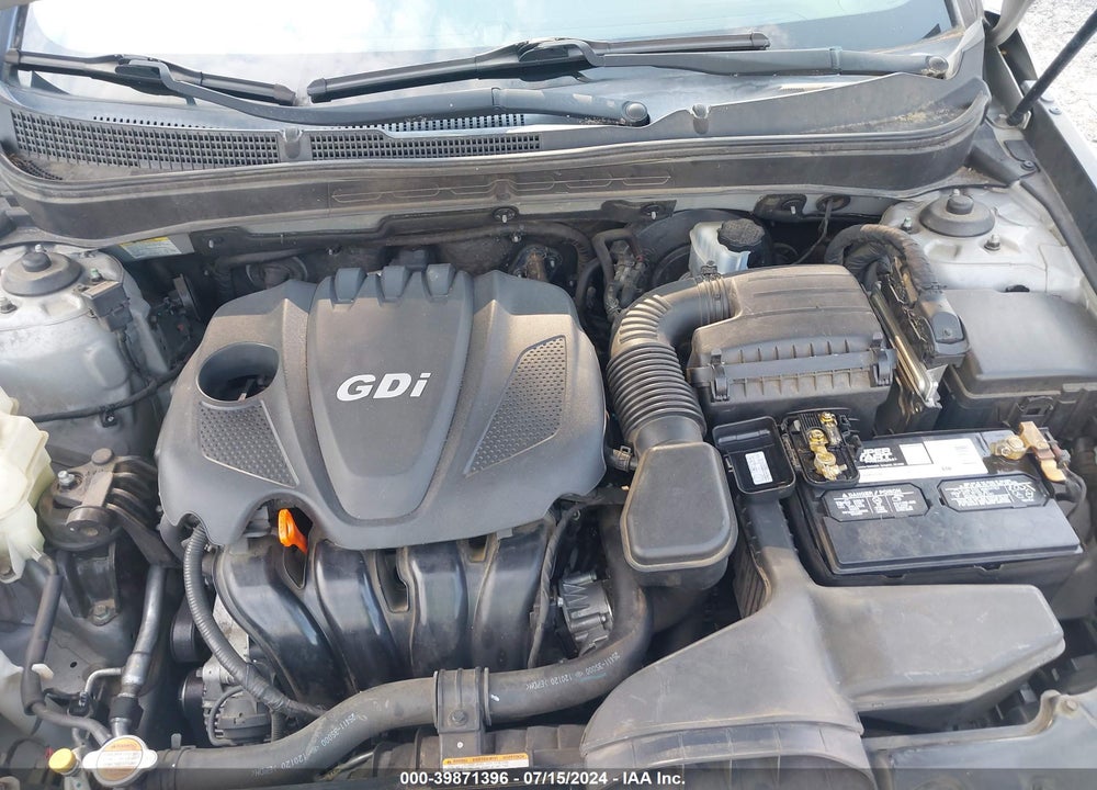 2013 HYUNDAI SONATA GLS VIN: 5NPEB4AC8DH503784