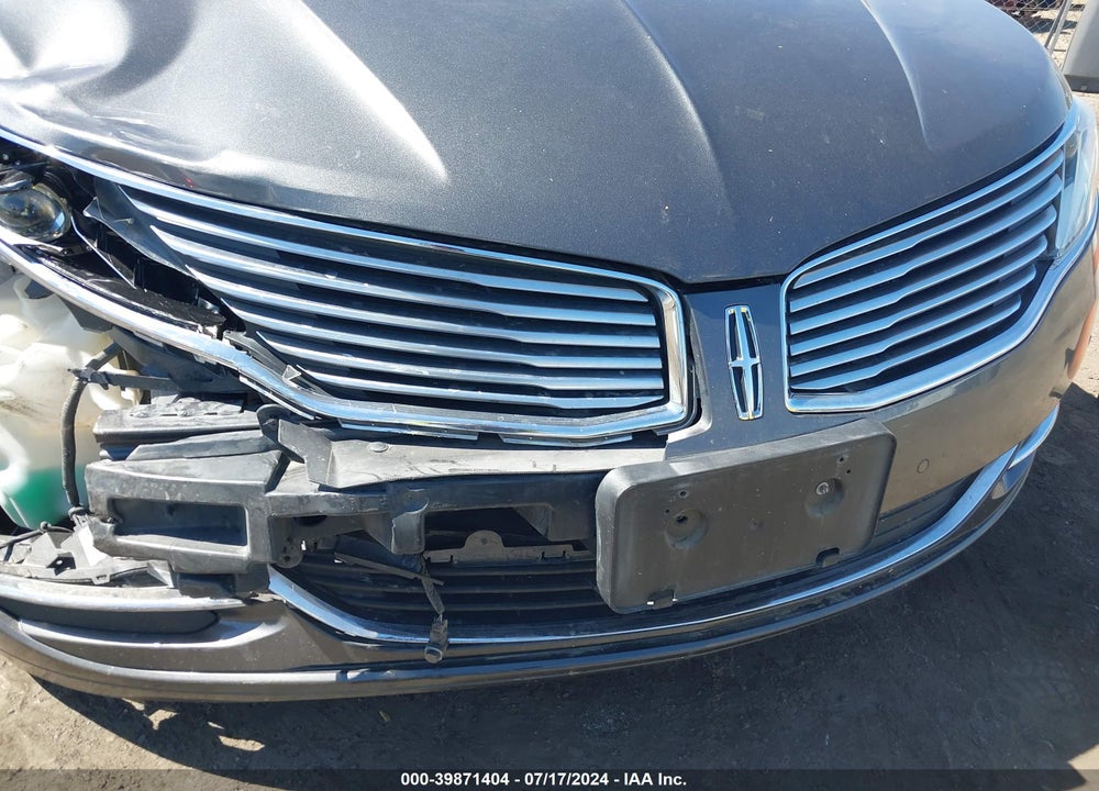 2015 LINCOLN MKZ VIN: 3LN6L2GK9FR627904