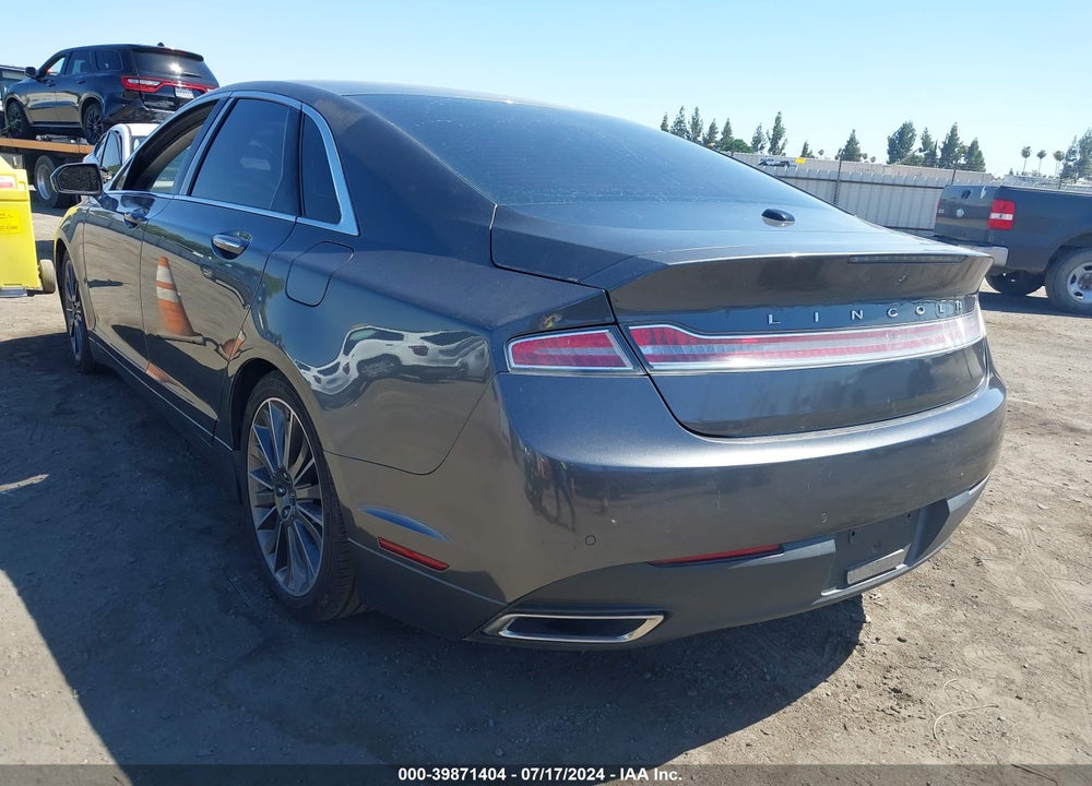 2015 LINCOLN MKZ VIN: 3LN6L2GK9FR627904