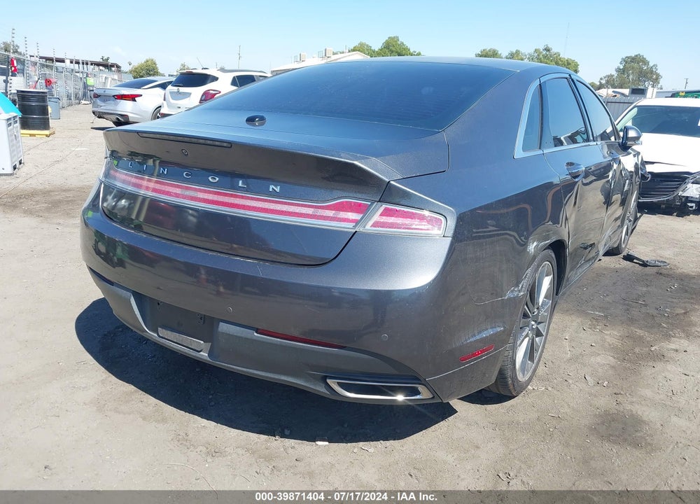 2015 LINCOLN MKZ VIN: 3LN6L2GK9FR627904
