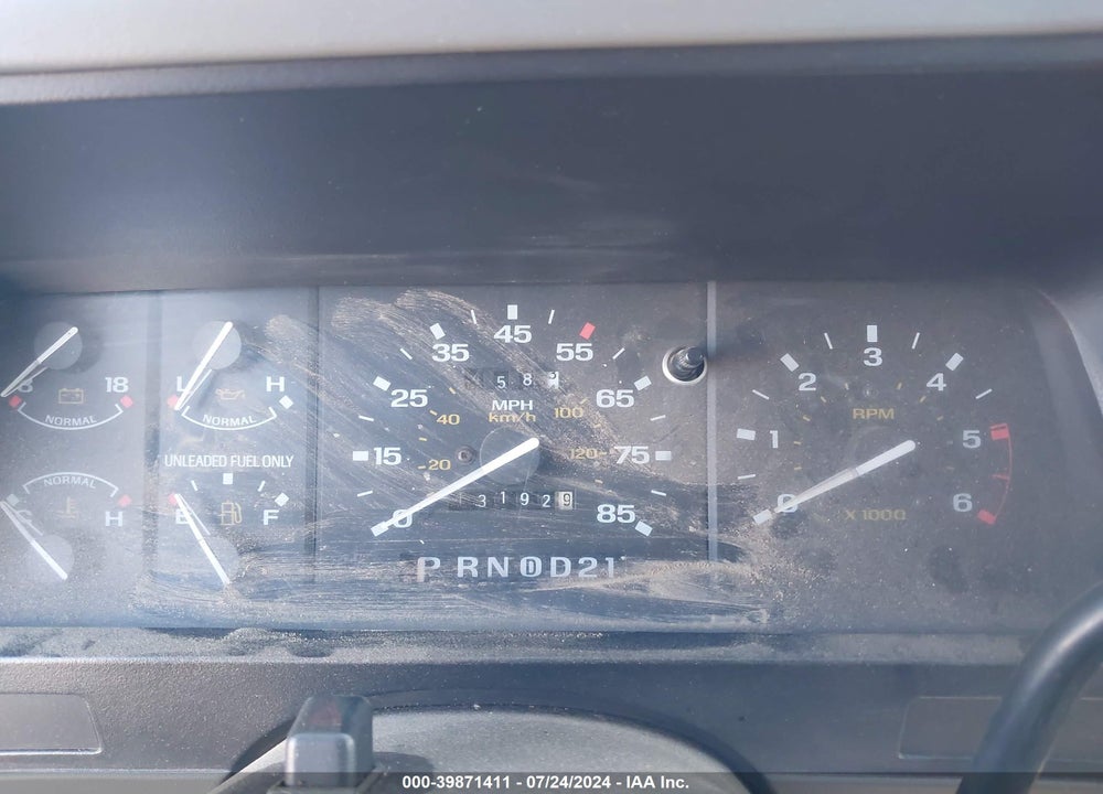 1991 FORD EXPLORER VIN: 1FMDU34X2MUA13907