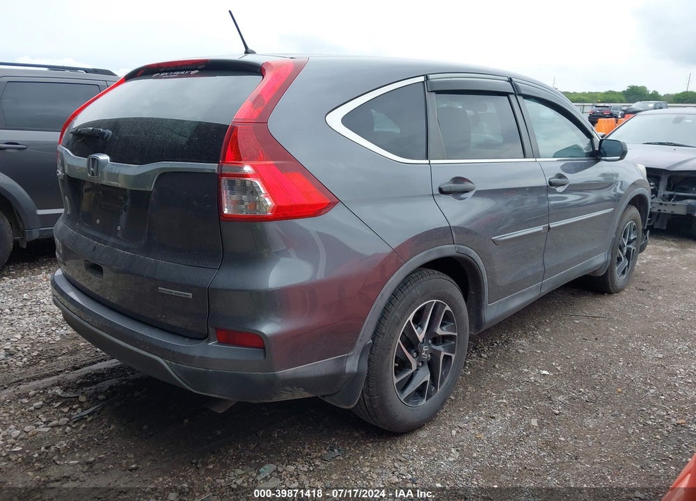2016 HONDA CR-V SE VIN: 2HKRM3H43GH514765