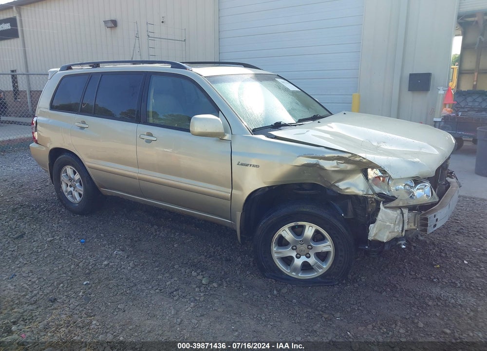 2003 TOYOTA HIGHLANDER LIMITED V6 VIN: JTEHF21AX30119503
