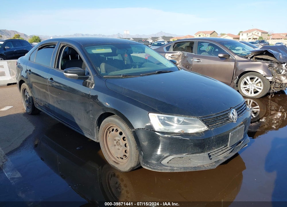 2012 VOLKSWAGEN JETTA 2.5L SE VIN: 3VWDP7AJ0CM366617