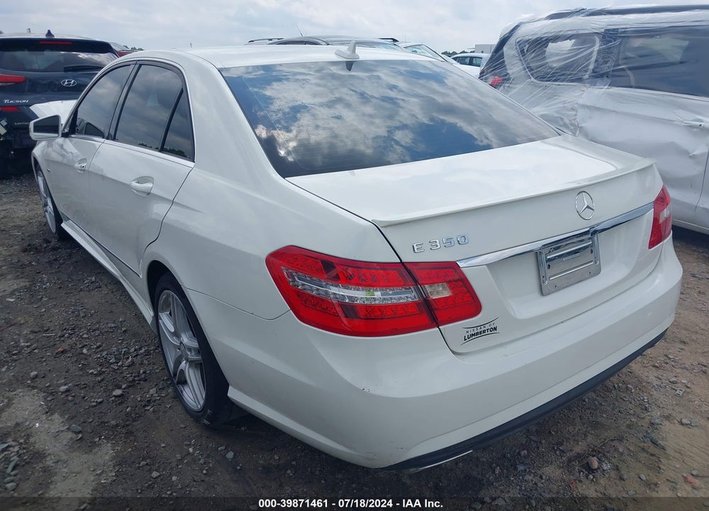 2012 MERCEDES-BENZ E 350 VIN: WDDHF5KB4CA649382