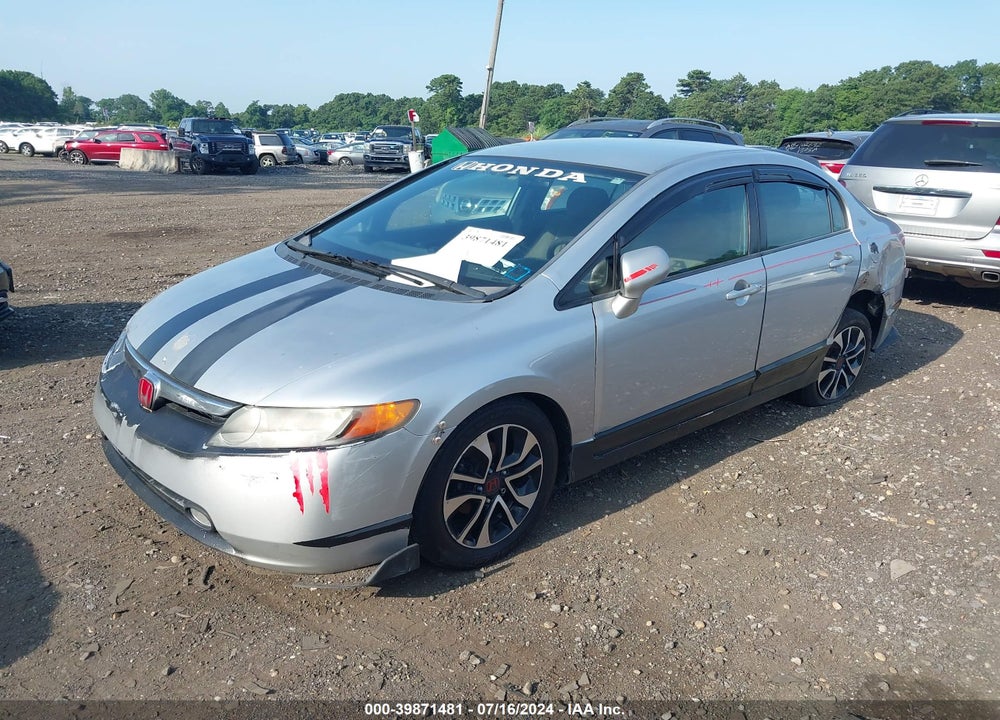 2007 HONDA CIVIC LX VIN: 2HGFA16597H314950