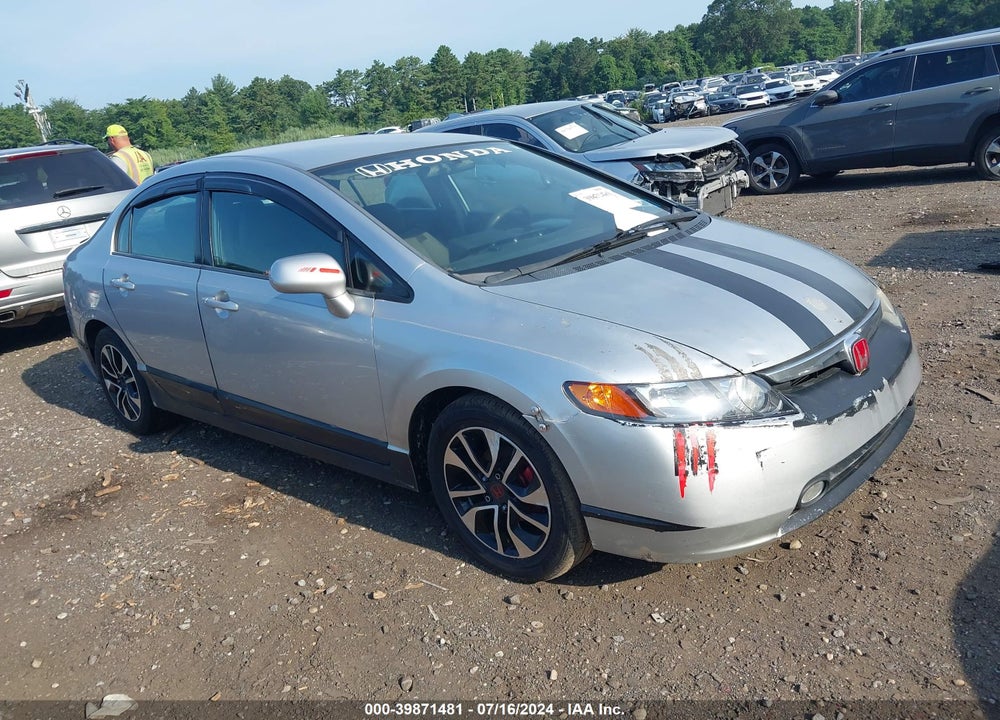 2007 HONDA CIVIC LX VIN: 2HGFA16597H314950
