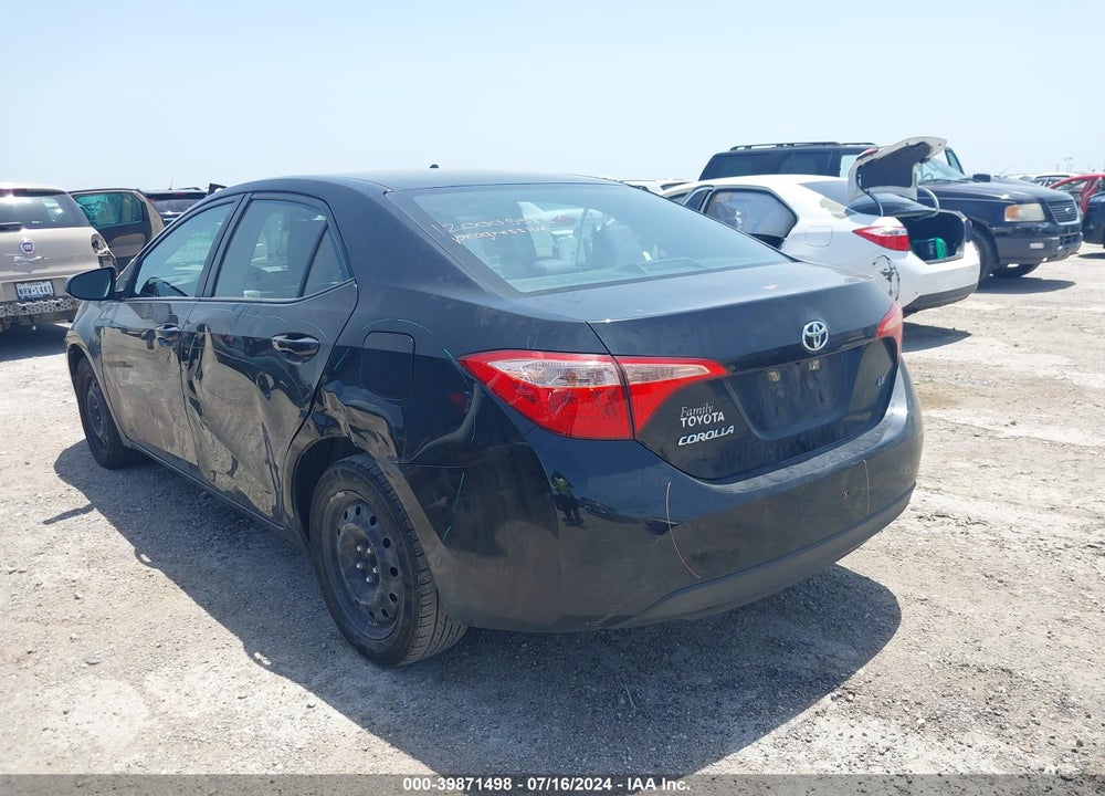 2019 TOYOTA COROLLA LE VIN: 5YFBURHE1KP924554