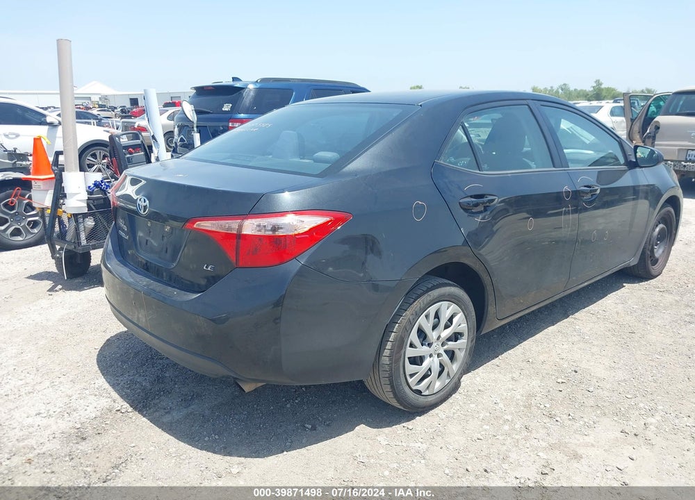 2019 TOYOTA COROLLA LE VIN: 5YFBURHE1KP924554