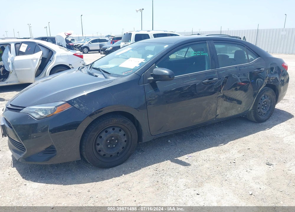2019 TOYOTA COROLLA LE VIN: 5YFBURHE1KP924554