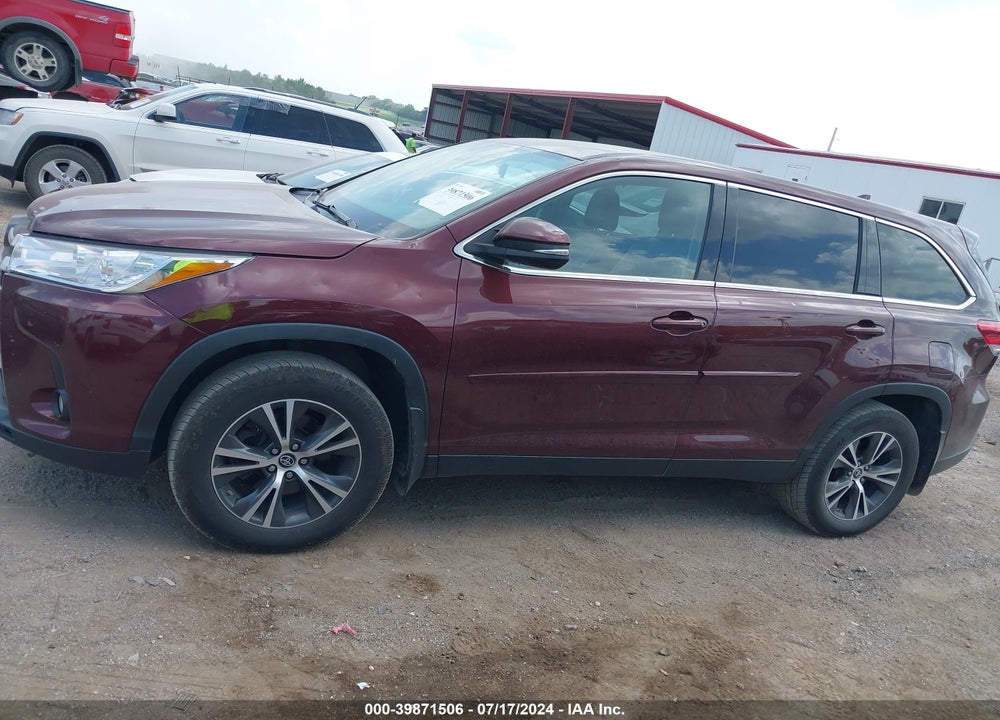 2019 TOYOTA HIGHLANDER LE PLUS VIN: 5TDBZRFH4KS942942