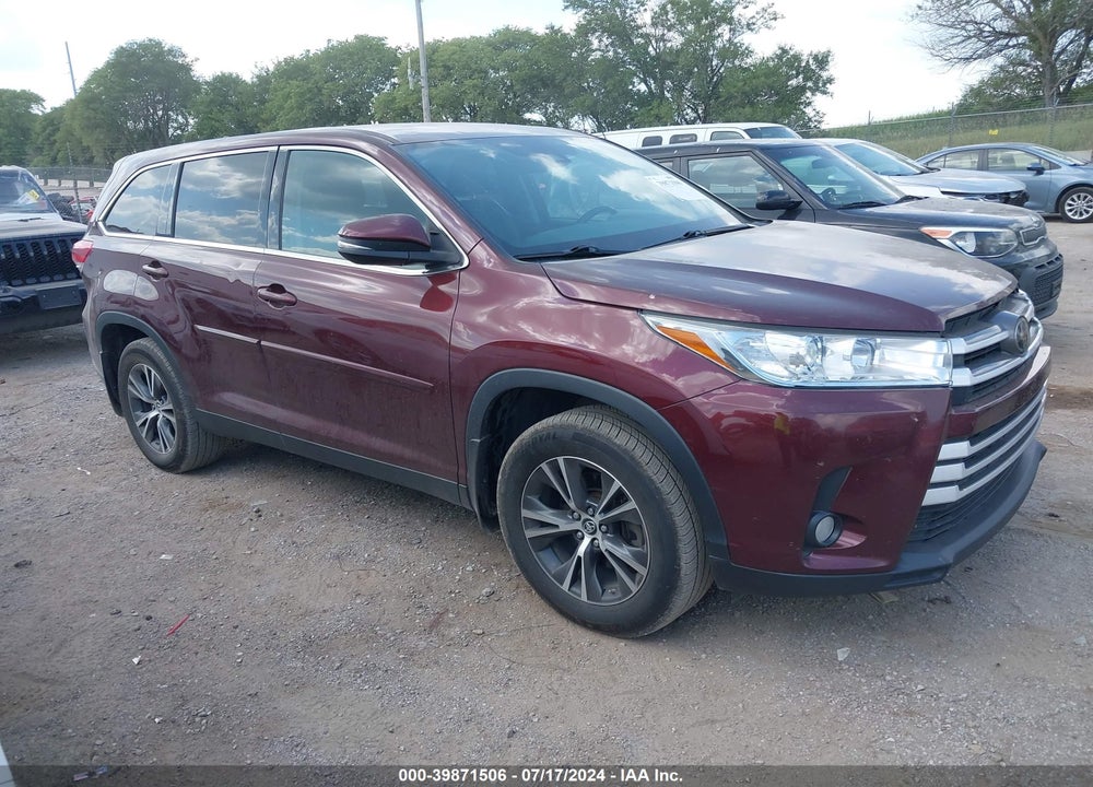 2019 TOYOTA HIGHLANDER LE PLUS VIN: 5TDBZRFH4KS942942