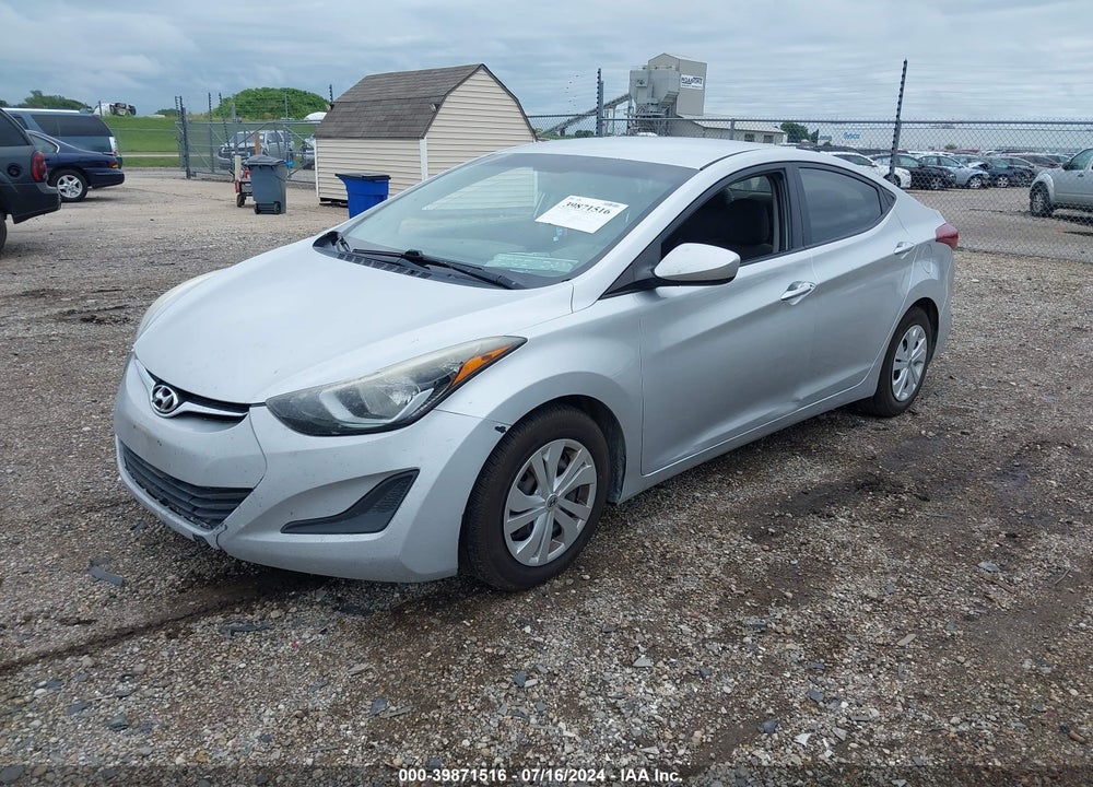 2016 HYUNDAI ELANTRA SE VIN: 5NPDH4AEXGH664542