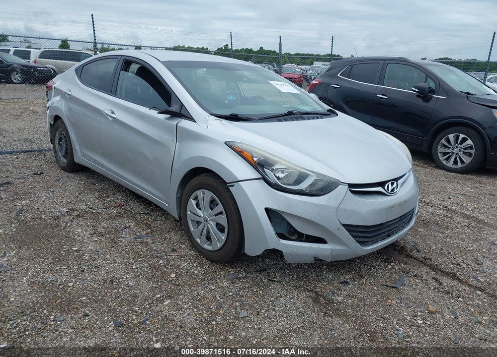 2016 HYUNDAI ELANTRA SE VIN: 5NPDH4AEXGH664542