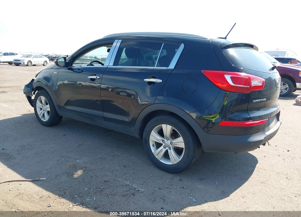 2012 KIA SPORTAGE LX VIN: KNDPBCA21C7220978
