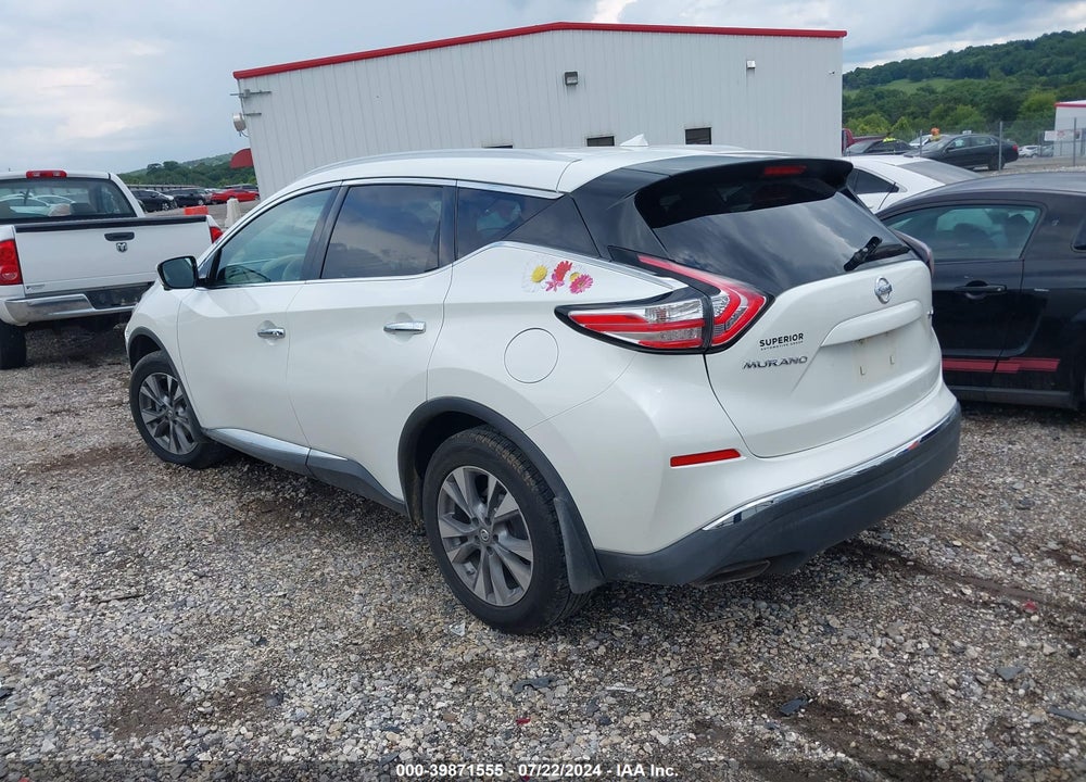 2015 NISSAN MURANO SL VIN: 5N1AZ2MH0FN256796