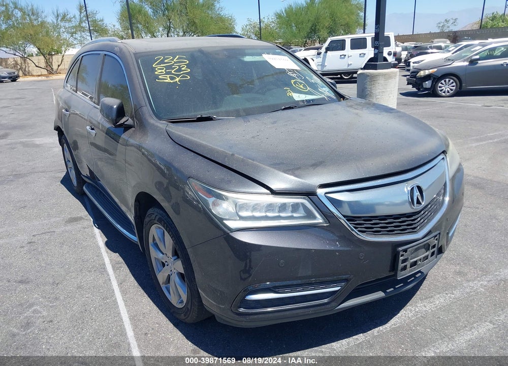 2014 ACURA MDX ADVANCE PKG W/ENTERTAINMENT PKG VIN: 5FRYD3H88EB004971