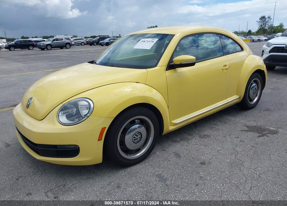 2012 VOLKSWAGEN BEETLE 2.5L VIN: 3VWJP7ATXCM658831