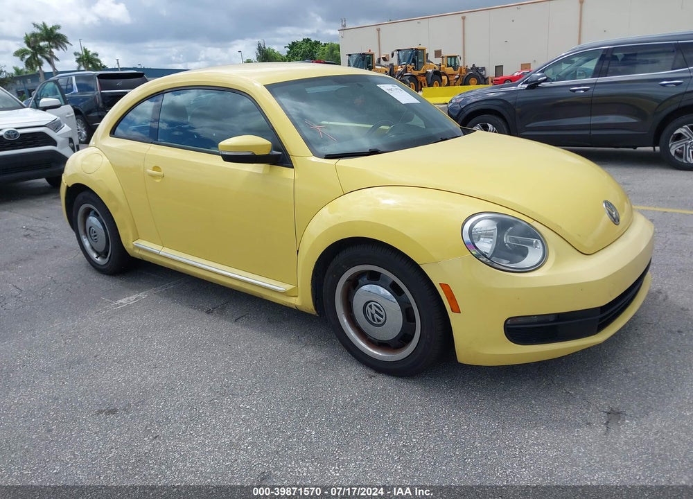 2012 VOLKSWAGEN BEETLE 2.5L VIN: 3VWJP7ATXCM658831