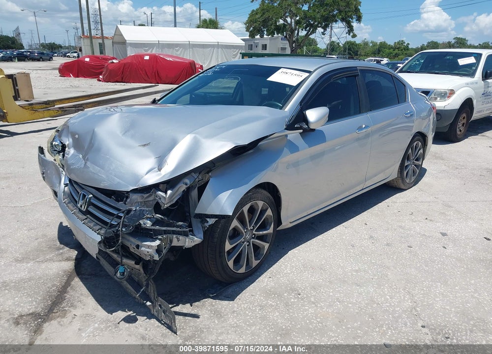 2014 HONDA ACCORD SPORT VIN: 1HGCR2F5XEA090648