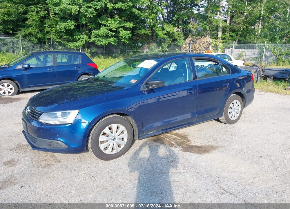 2014 VOLKSWAGEN JETTA 2.0L S VIN: 3VW2K7AJ3EM430786