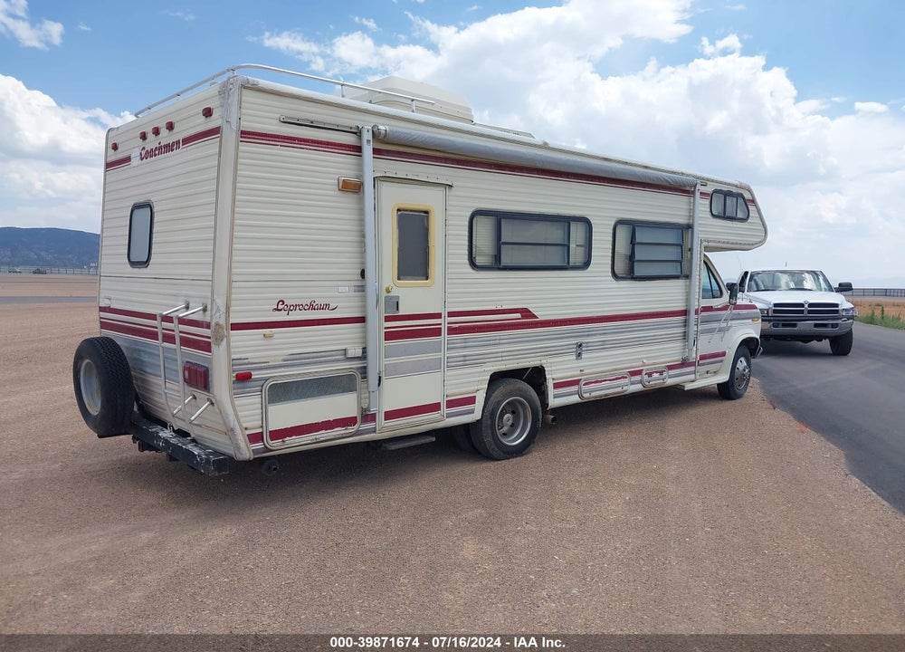 1987 FORD ECONOLINE E350 CUTAWAY VAN VIN: 1FDKE30L1HHC21461