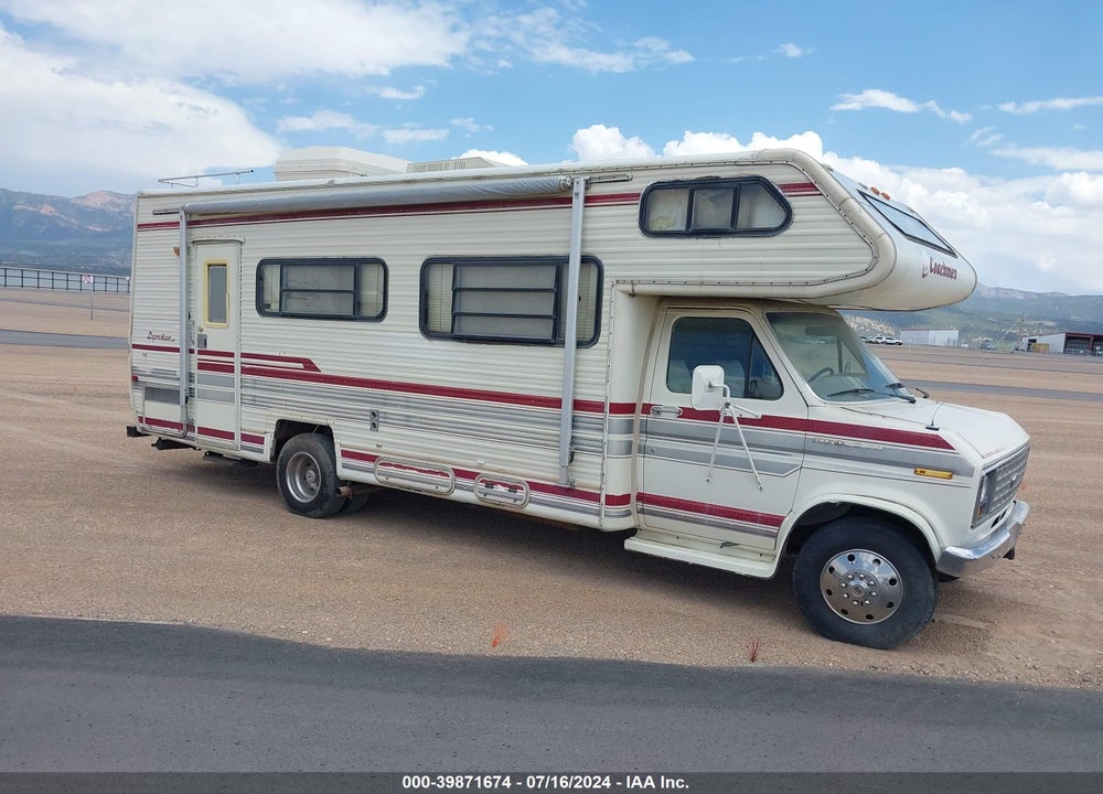 1987 FORD ECONOLINE E350 CUTAWAY VAN VIN: 1FDKE30L1HHC21461