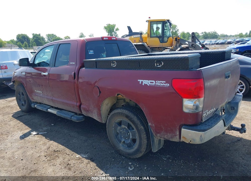 2007 TOYOTA TUNDRA LIMITED 5.7L V8 VIN: 5TBBV58117S488587