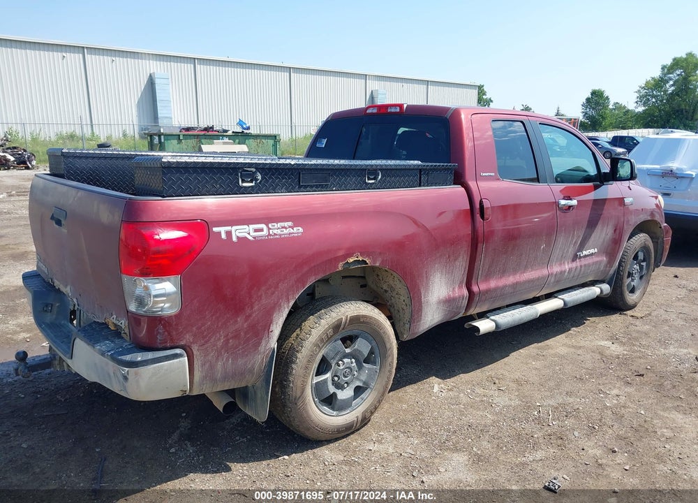 2007 TOYOTA TUNDRA LIMITED 5.7L V8 VIN: 5TBBV58117S488587