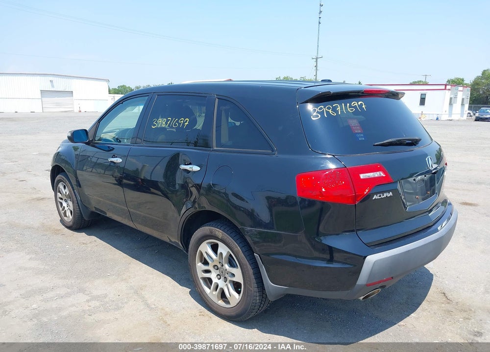 2008 ACURA MDX TECHNOLOGY PACKAGE VIN: 2HNYD28658H549819