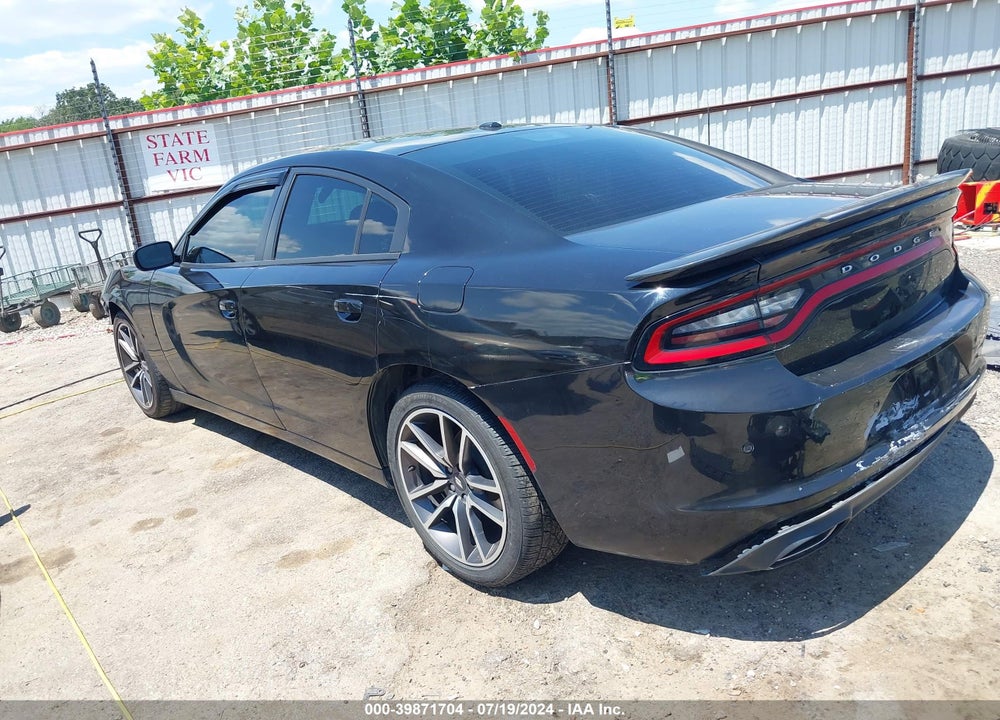 2019 DODGE CHARGER SXT RWD VIN: 2C3CDXBG0KH554470