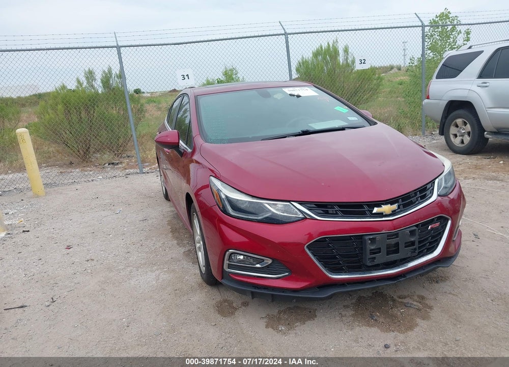 2018 CHEVROLET CRUZE LT AUTO VIN: 1G1BE5SM5J7157340