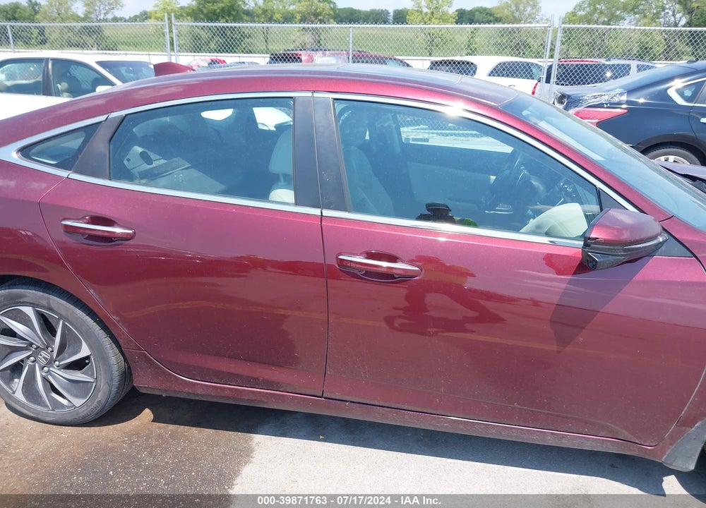 2019 HONDA INSIGHT TOURING VIN: 19XZE4F99KE010431