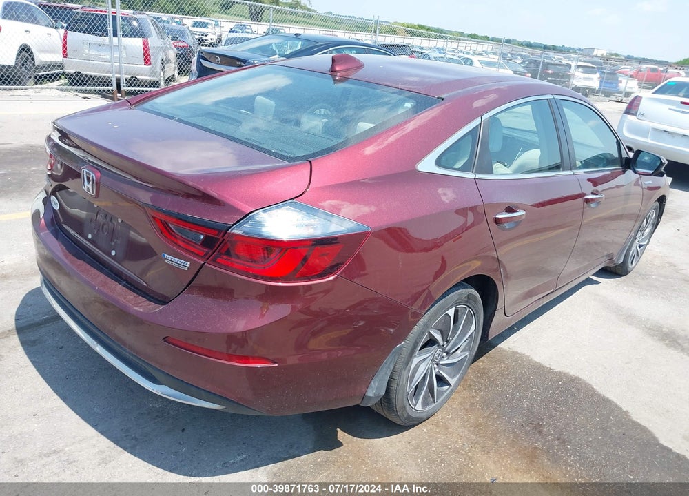 2019 HONDA INSIGHT TOURING VIN: 19XZE4F99KE010431