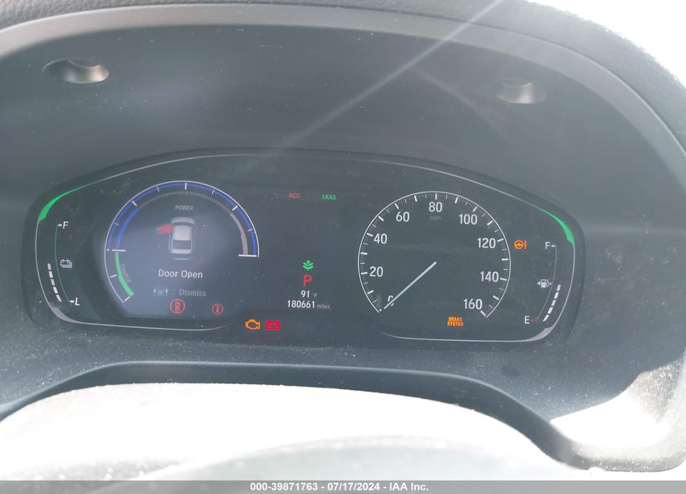 2019 HONDA INSIGHT TOURING VIN: 19XZE4F99KE010431