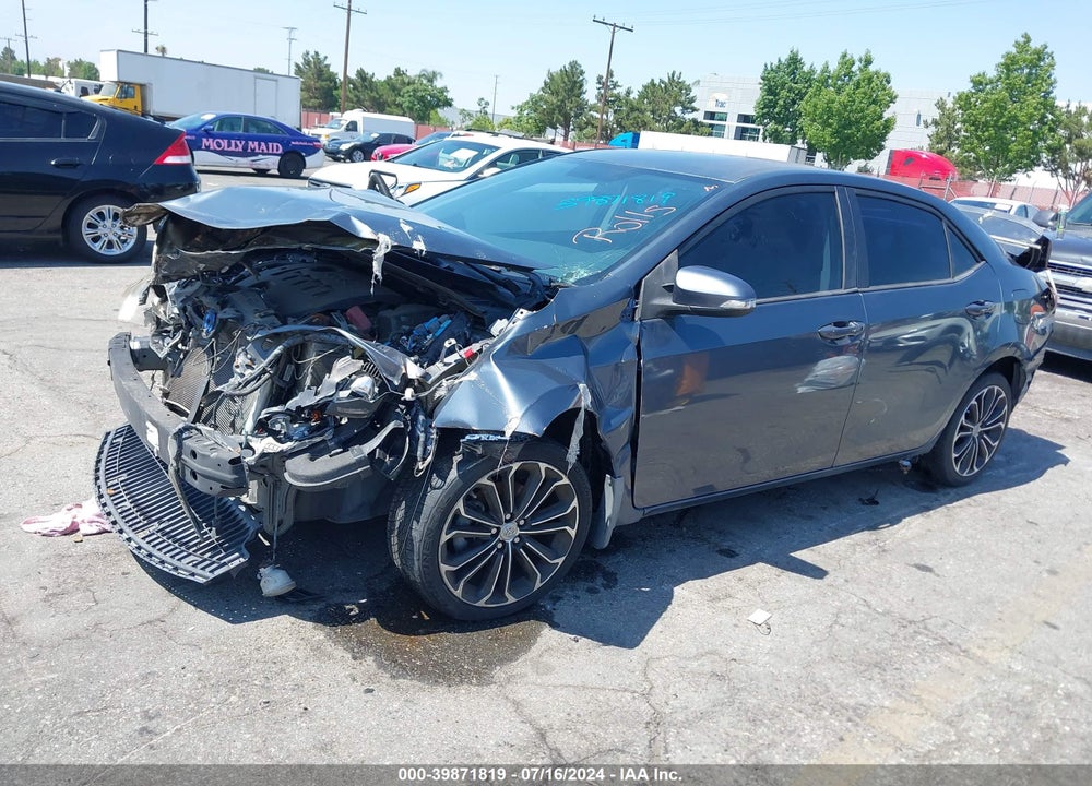 2014 TOYOTA COROLLA S PLUS VIN: 5YFBURHE4EP050964