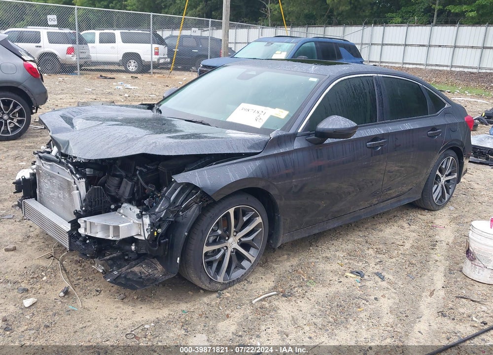 2022 HONDA CIVIC TOURING VIN: 2HGFE1F93NH329626
