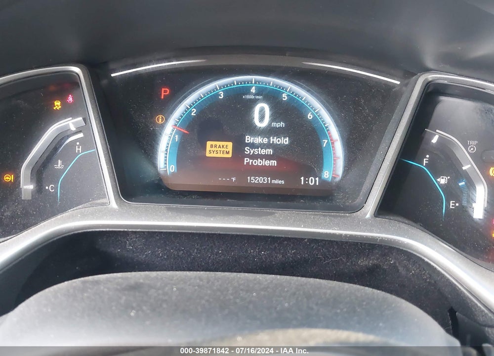 2016 HONDA CIVIC EX VIN: 19XFC2F72GE205919