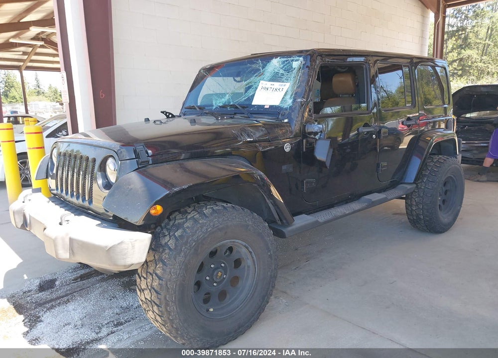 2012 JEEP WRANGLER UNLIMITED SAHARA VIN: 1C4BJWEG2CL253614
