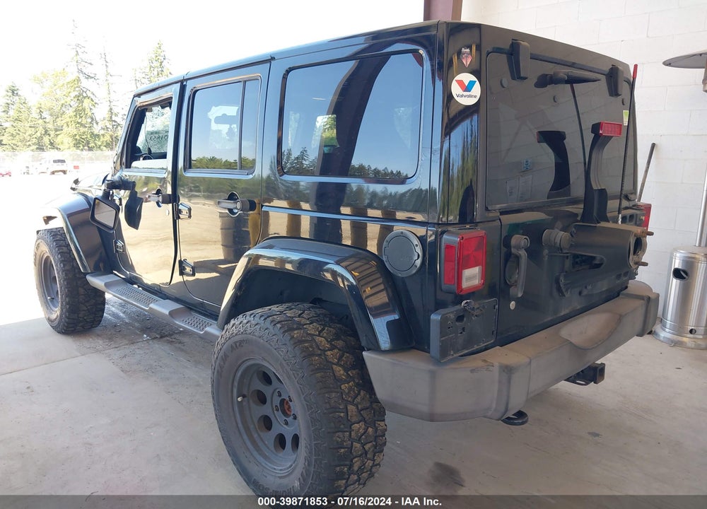 2012 JEEP WRANGLER UNLIMITED SAHARA VIN: 1C4BJWEG2CL253614
