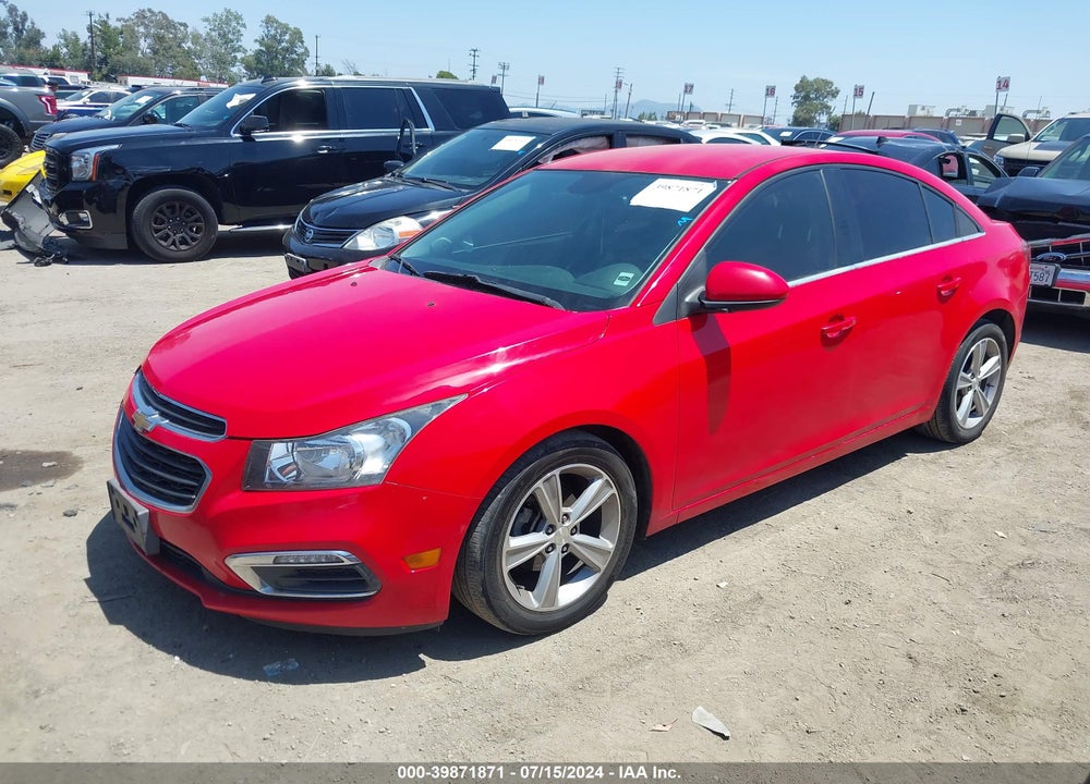 2015 CHEVROLET CRUZE 2LT AUTO VIN: 1G1PE5SB0F7176924