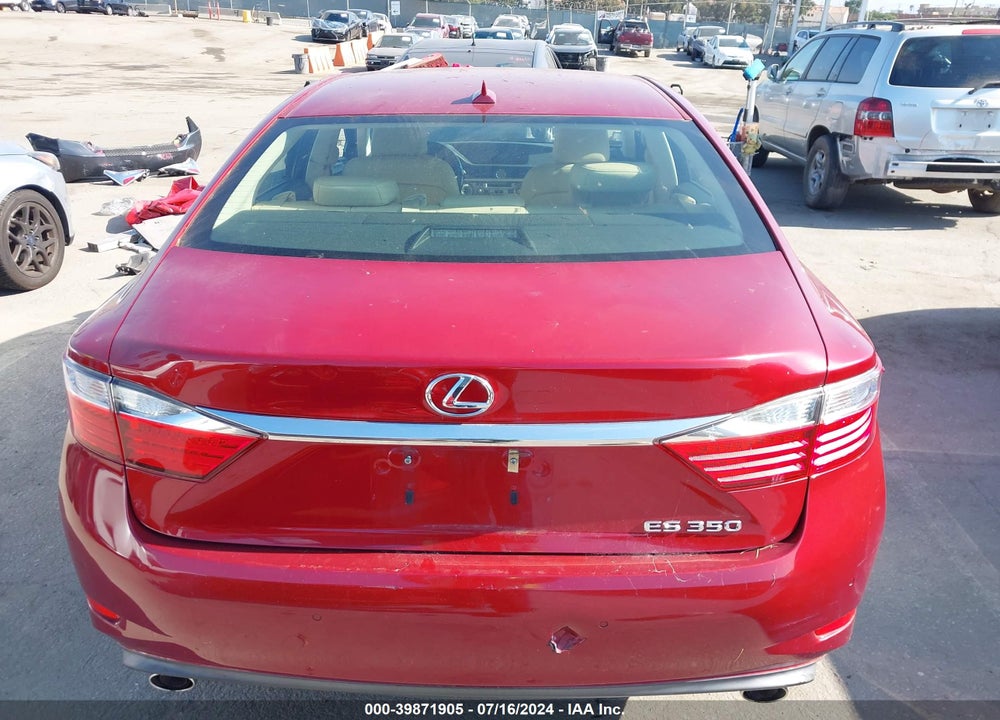 2013 LEXUS ES 350 VIN: JTHBK1GGXD2076829