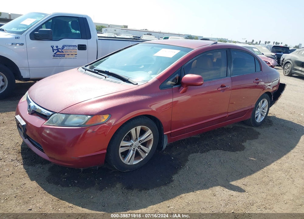 2007 HONDA CIVIC LX VIN: JHMFA16577S006925