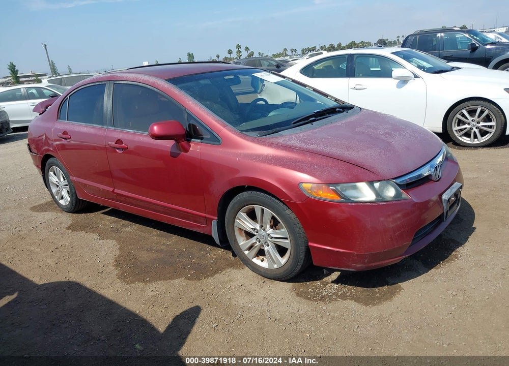 2007 HONDA CIVIC LX VIN: JHMFA16577S006925