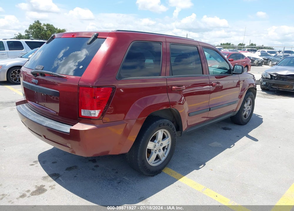2007 JEEP GRAND CHEROKEE LAREDO VIN: 1J8GS48K67C641967
