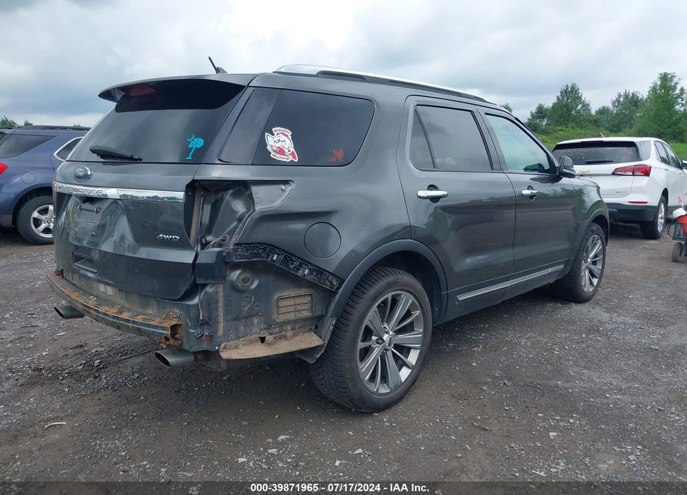 2018 FORD EXPLORER LIMITED VIN: 1FM5K8F8XJGA43650